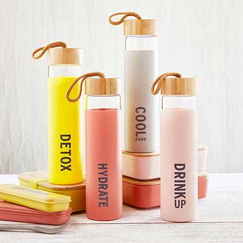 Drink Up Glass Bottle