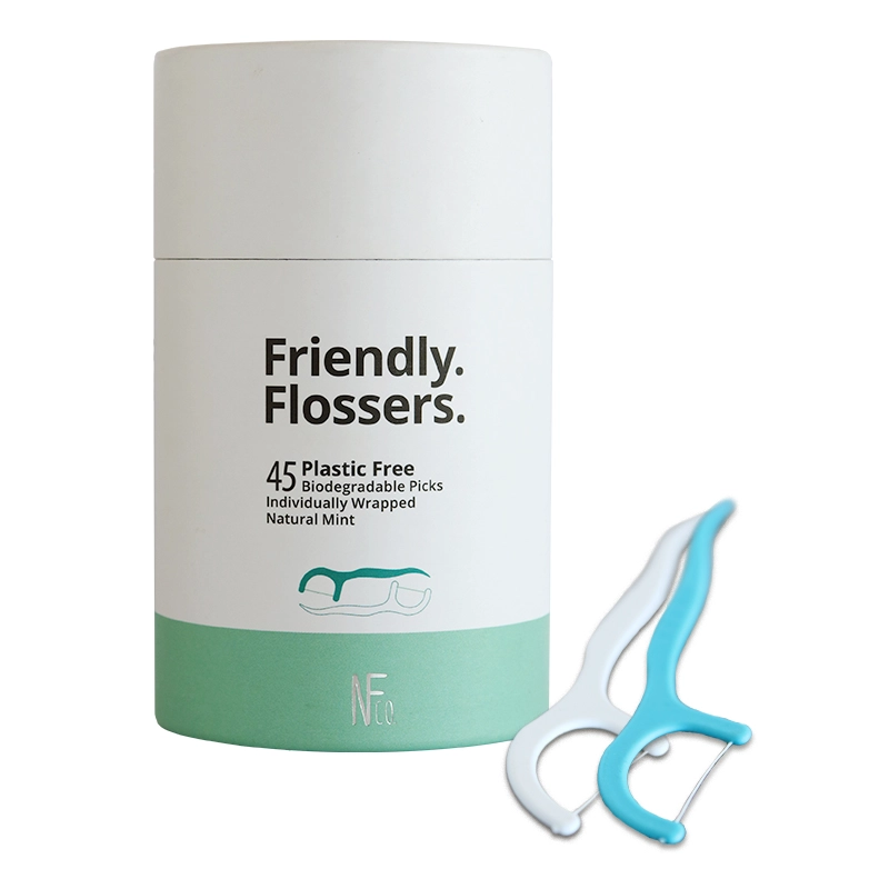 NFco Biodegradable Floss Picks 45 Pack
