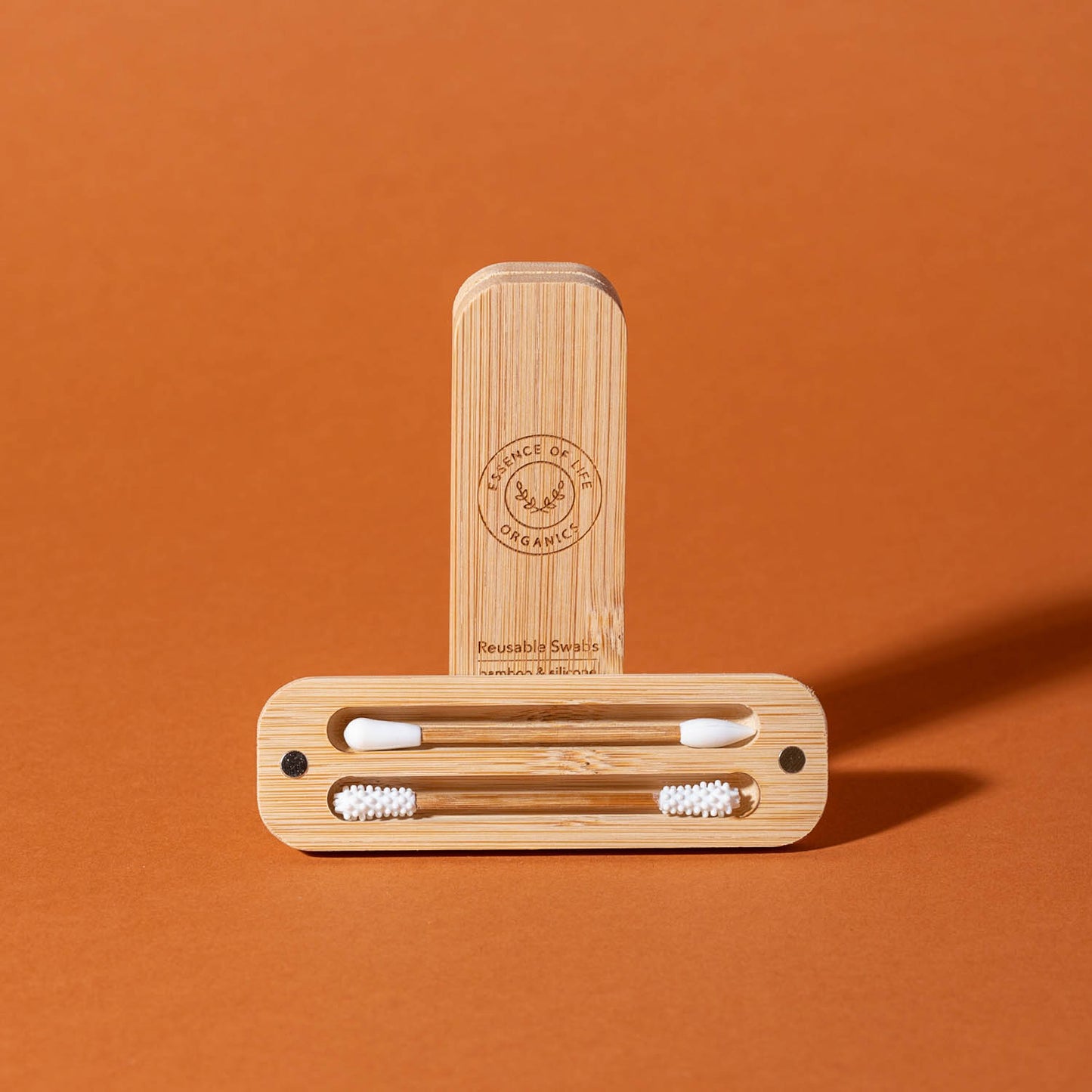 Reusable Silicone and Bamboo Swabs