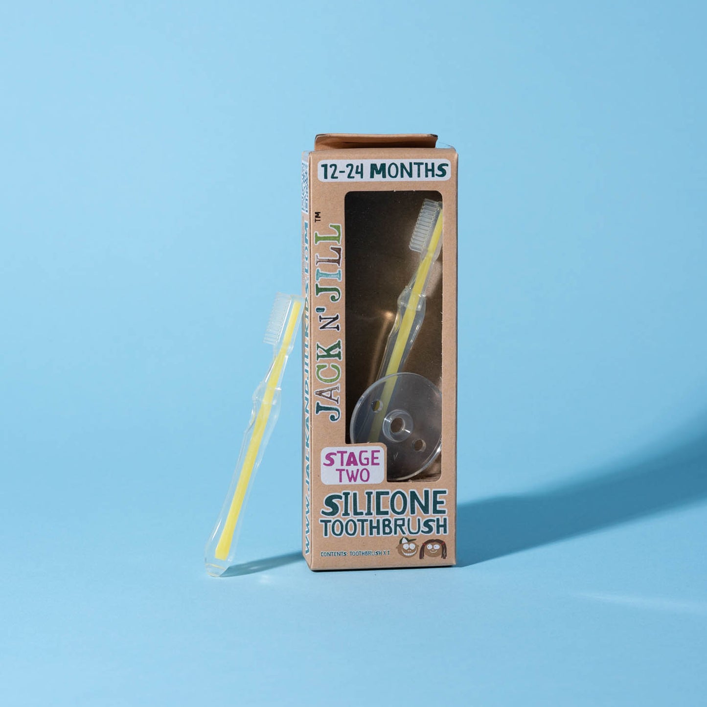 Jack N Jill Silicone Toothbrush - Stage 2