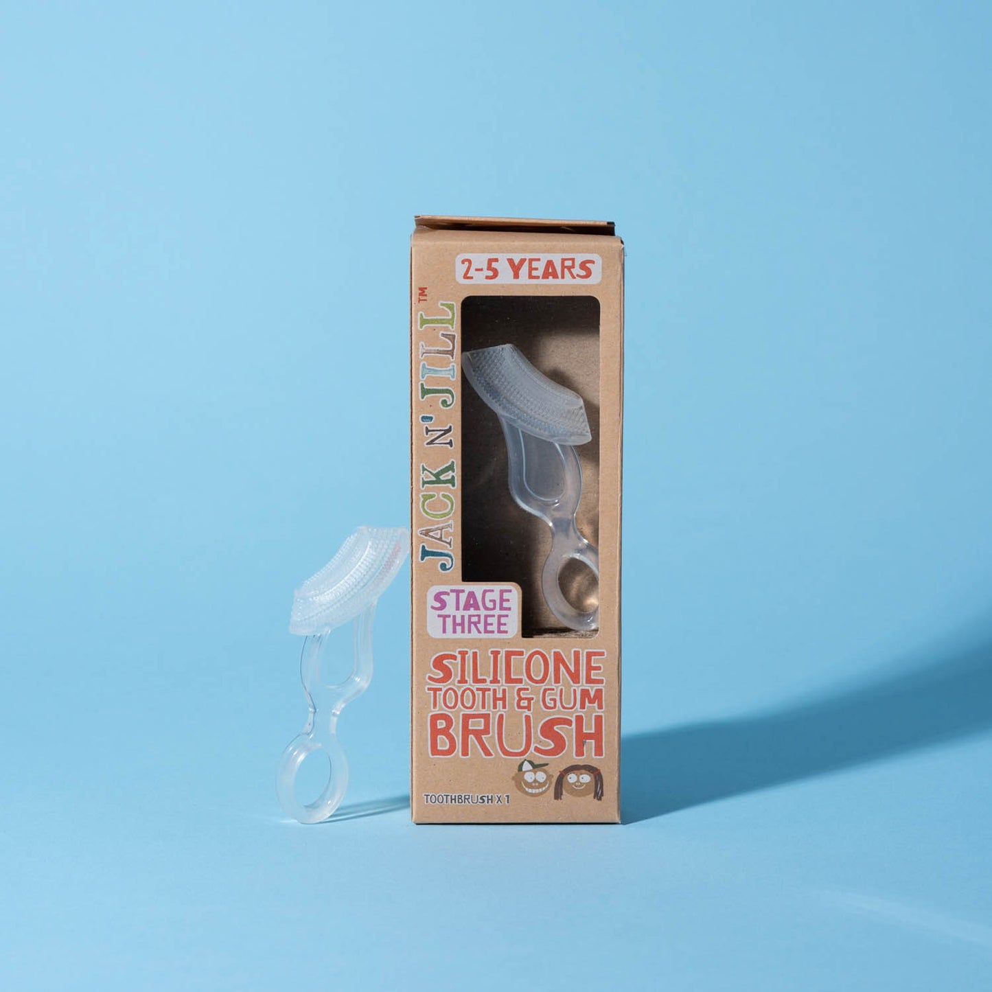 Silicone Tooth and Gum Jack N Jill Brush - Stage 3