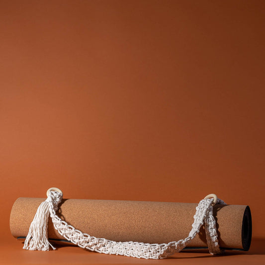 Macrame Yoga Mat Travel Strap
