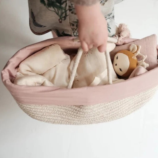 Doll Basket with Cover