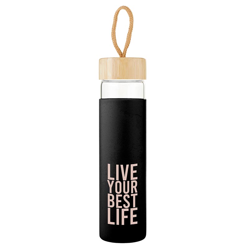 Live Your Best Life Glass Bottle
