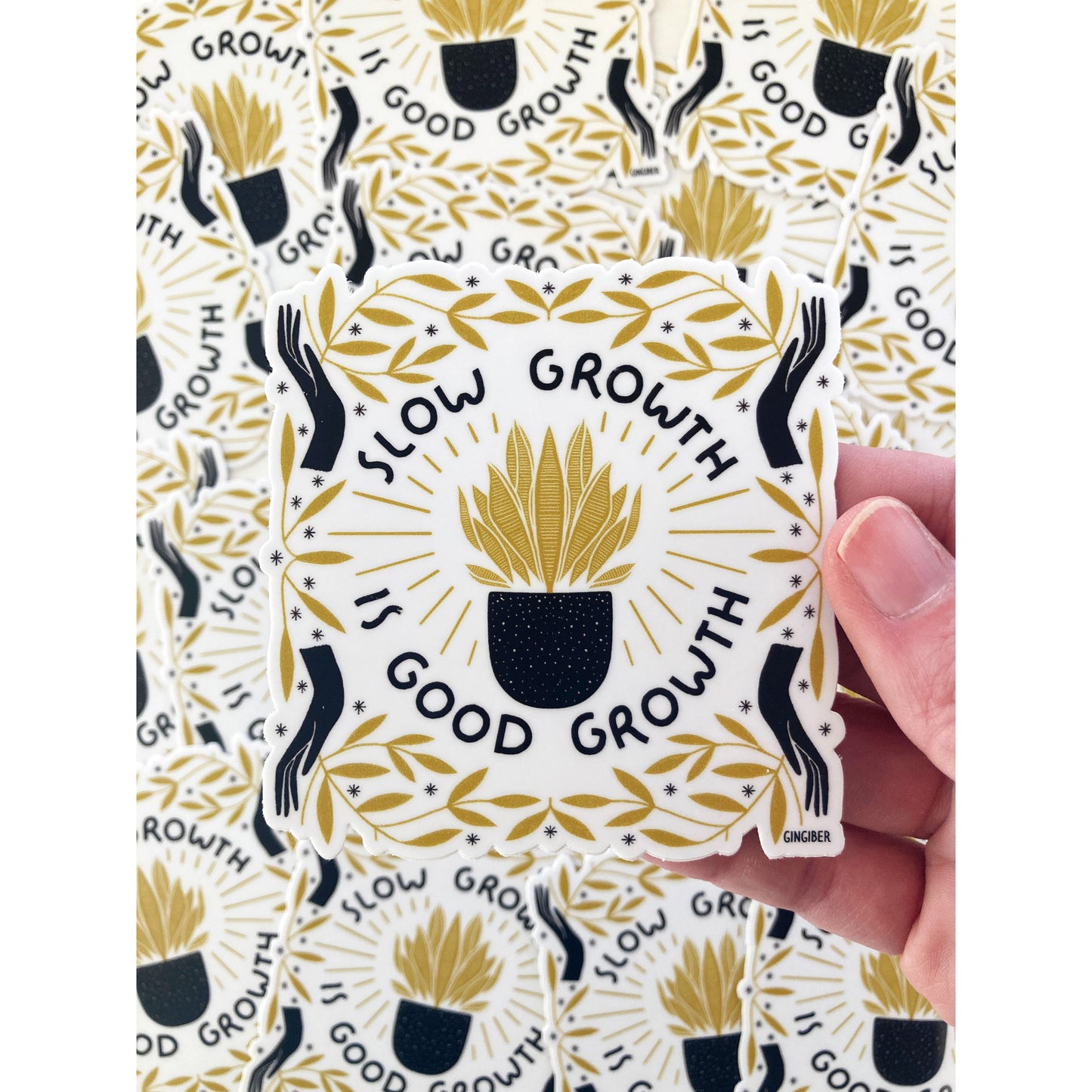 Slow Growth Sticker