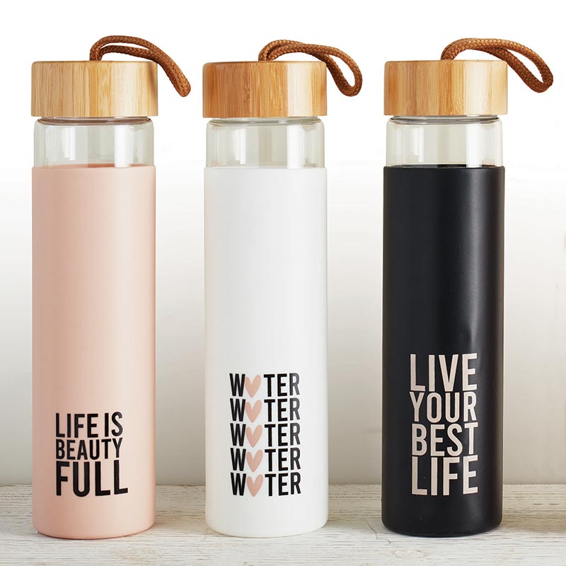 Live Your Best Life Glass Bottle