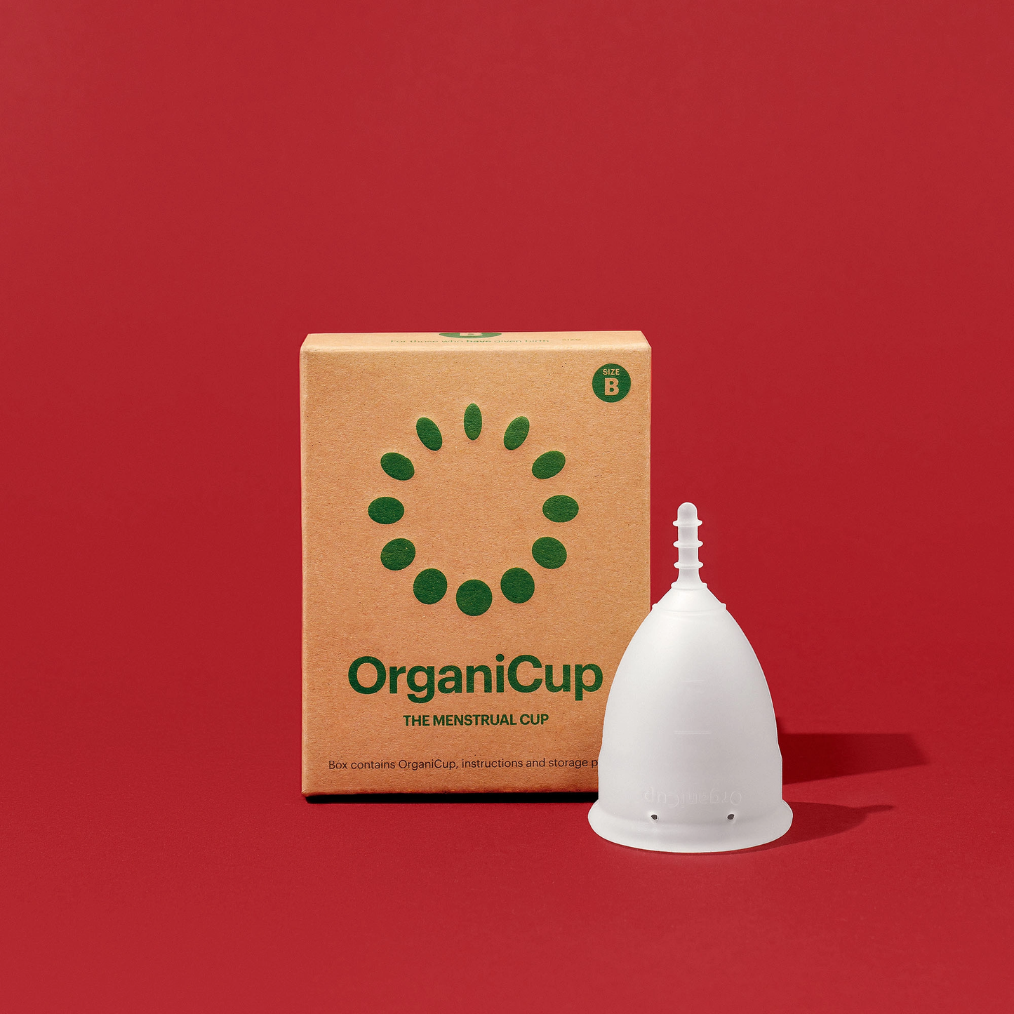 OrganiCup Menstrual Cup - Size B