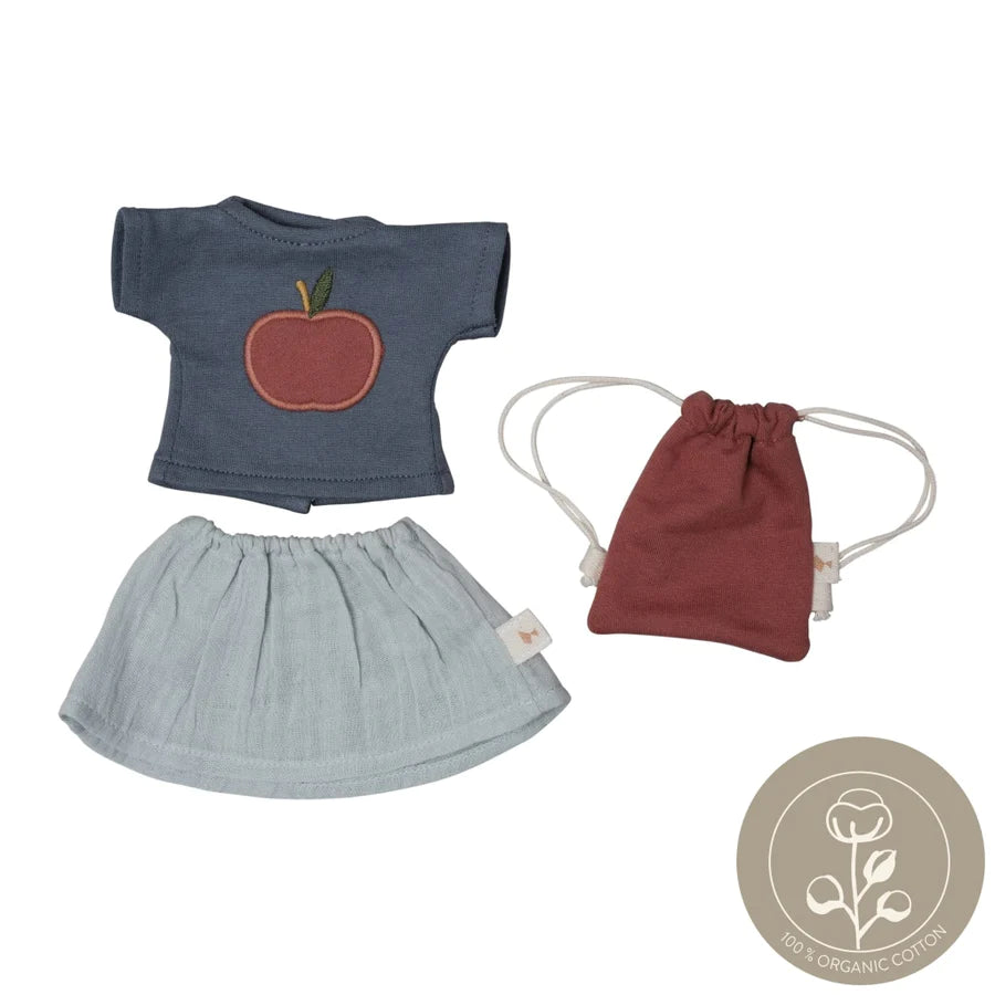 T-Shirt + Skirt Doll Clothes Set