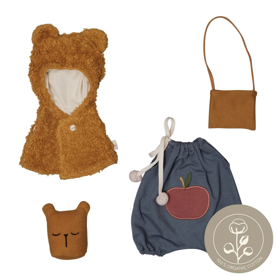 Bear Cape Doll Clothes Set